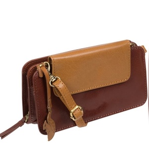Top Quality Dual Tone Premium Leather Crossbody Chest Bag for Women Luxury Minimalist Crossbody with <b>Adjustable</b> <b>Strap</b> - Product Image 3