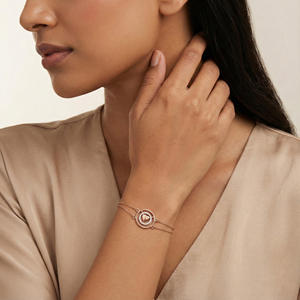 Brazalete de Diamantes Naturales de 0.10 Quilates, Certificado IGI, Color H-I, Corte Brillante Redondo, Claridad VS-SI, Joyería Minada en Tierra, Regalo - Product Image 1