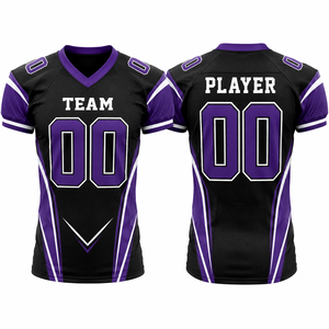 Maillot de football américain personnalisé en maille respirante, motif Argyle, nom et numéro de l'équipe sur le devant, OEM, marque privée, 100 % polyester, vente en gros - Product Image 1