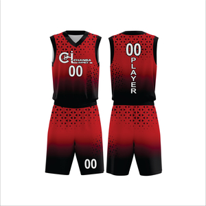 Uniformes de basketball pour hommes de qualité professionnelle, respirants, 100% polyester, sans manches, col en V, grandes tailles, logos personnalisés, transfert thermique/sublimation - Product Image 6