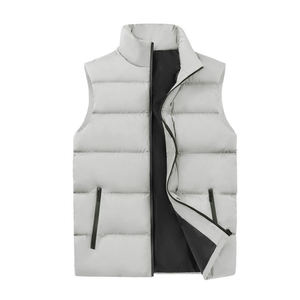 Wholesale <b>Men</b> Puffer <b>Vest</b> Custom Logo Recycled Polyester Insulated <b>Vest</b> <b>for</b> US Brands Low MOQ Factory Price - Product Image 4