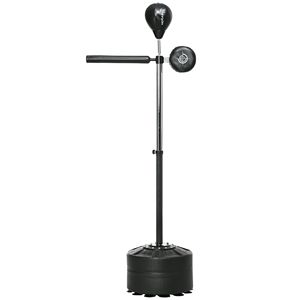 Macchina da Allenamento per Pugilato con Sacco Veloce Autoportante Regolabile in Altezza (64-81 pollici) con Barra di Reazione e Ventose per Adolescenti - Product Image 1
