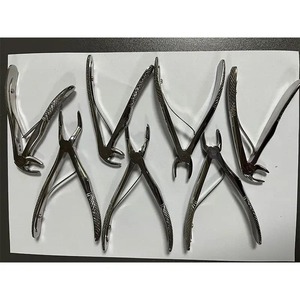 Ensemble de 7 forceps d'extraction dentaire pédiatrique, instruments d'extraction dentaire pour enfants, instruments de chirurgie orale en acier inoxydable, classe A - Product Image 5
