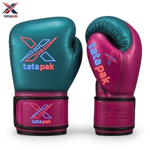 New Arrival Leather boxing gloves unisex Adjustable wrist wrap gloves Breathable MMA training gloves Top selling boxing gloves - Product Image 2