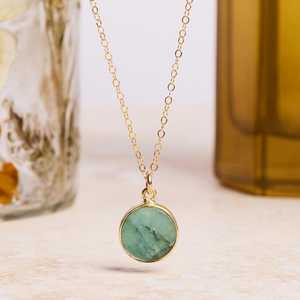 Natural Raw Emerald Fancy Gemstone Vintage 925 Silver Third Party Certified Engagement Pendant Jewelry <b>Gift</b> for Mom Wife <b>Sister</b> - Product Image 5