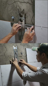 Regla de acero inoxidable de grado industrial, herramienta de posicionamiento de agujeros para azulejos, regla personalizada OEM ODM, lista para enviar a Vietnam - Product Image 4