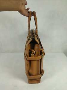 Premium PU Leatherite Laptop Tote <b>Bag</b> for <b>Men</b> Large Capacity Business Daily Use <b>Shoulder</b> <b>Bag</b> with Zipper Closure - Product Image 3