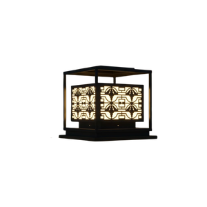 Lámpara LED de 300 lm para pilares de puerta, Vietnam CM Decor, para exteriores/paredes/villas/jardines, negra, 1 año de garantía, acero/inox, luz constante, CA 220V (± 10%) - Product Image 1