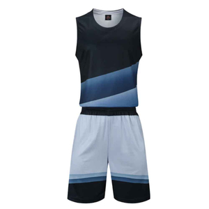 Tenues de basketball personnalisées avec logo, 100% polyester respirant, ensembles de maillots de basketball à vendre, vêtements d'équipe sportive, taille OEM - Product Image 1