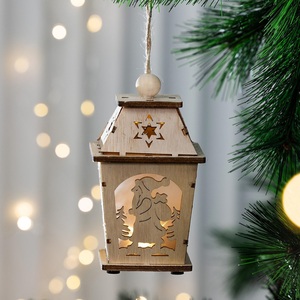 Acrylic <b>Reindeer</b> Snowflake Hanging Ornament <b>Christmas</b> Tree Decoration Traditional Style Machine Made Holiday Decor - Product Image 5