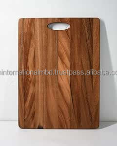 Tabla de cortar y picar madera de acacia para uso en vajilla - Product Image 3