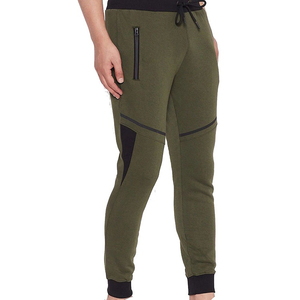 Pantalones de chándal de invierno para hombre al por mayor, cálidos, de forro polar, talla grande, largos, gruesos, estilo casual, de color liso - Product Image 1