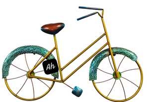Bicicleta de Aluminio Hecha a Mano, Artesanía Creativa para el Hogar y Turismo - Product Image 6