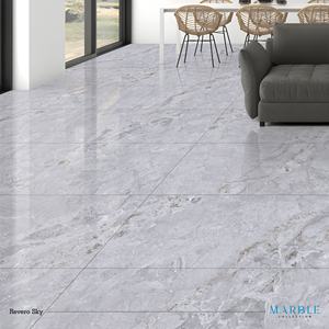 Azulejo de Porcelana Pulido de Lujo con Aspecto de Mármol Gris Cielo de 600x1200 mm, Alto Brillo y Resistente a las Manchas para Pisos Modernos - Product Image 5