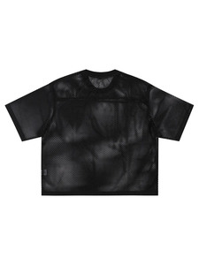 Streetwear <b>Mesh</b> Oversized Tee Unisex Breathable <b>Mesh</b> Jersey Hip Hop Oversized <b>Net</b> T-Shirt Summer Ventilated <b>Mesh</b> Streetwear Top - Product Image 2