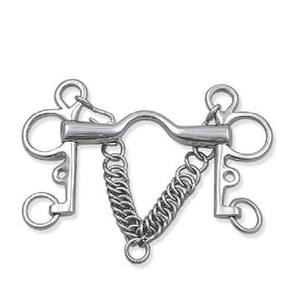 Mors de cheval Pelham OEM/ODM – Mors en acier inoxydable avec chaîne de bridage pour l'équitation et le dressage - Product Image 6