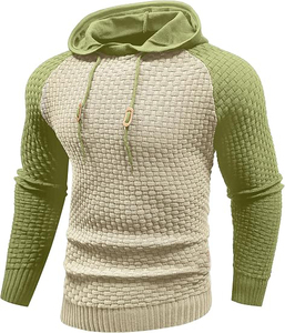 Men's Minimalist Style Soft Touch Breathable <b>Waterproof</b> 100% Cotton Casual Daily Wear <b>Hoodie</b> with Pocket - Product Image 1