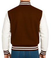 Veste de baseball premium pour homme, style streetwear, avec broderie personnalisée du logo de l'équipe et patchs décoratifs