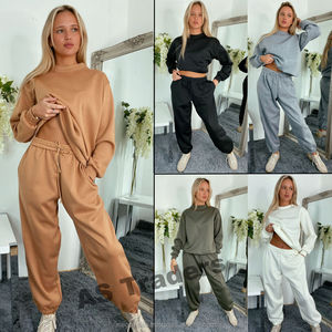 ชุดวอร์มบุขนแกะแนวลำลองของผู้หญิงชุดวอร์มสำหรับวิ่งพร้อมคุณสมบัติคุณแม่ในเลานจ์ฤดูหนาว - Product Image 2