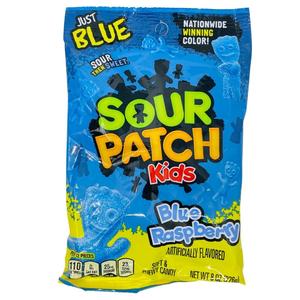Wholesale Blue Raspberry Sourr Patch Kids Gummies Soft Chewy Sweet Sour <b>Candy</b> Custom Packaging Private Label Factory Supply - Product Image 1