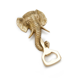 Décapsuleur en forme de tête d'éléphant en cuivre, outil de bar manuel en forme d'animal, double décapsuleur traditionnel - Product Image 1