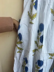 Sac fourre-tout matelassé imprimé à la main de style Boho | Shopper en coton léger pour le bureau, le week-end, le marché et le transport quotidien - Product Image 6