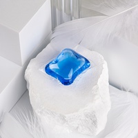 Capsules de lessive jetables écologiques à base de plantes personnalisées Faible mousse Protection des couleurs Capsules pour lave-linge Haut de gamme