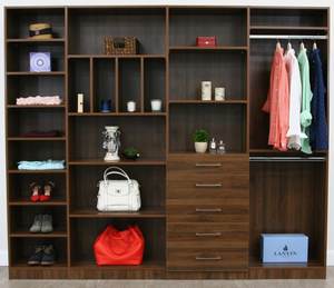 Armario de pared estilo europeo personalizado JY Project, organizador de armario tipo walk-in para dormitorio, para el hogar y hoteles. - Product Image 2