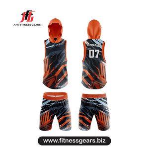 ชุดฟุตบอล 7 คนแบบกำหนดเอง |   เสื้อทีมซับลิเมชั่น โพลีเอสเตอร์ 100% ระบายเหงื่อได้ดี ดีไซน์คอวี แขนกุด - Product Image 1