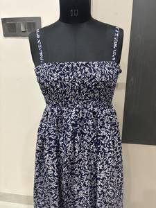 Floral Print Spaghetti Strap Maxi Dress Smocked Bodice Sleeveless Summer Beach <b>Sundress</b> Casual Women's Wear <b>Long</b> Dress - Product Image 5