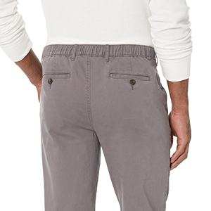 กางเกงกีฬาขายาวสำหรับผู้ชายกางเกงวอร์มผ้าลูกฟูกเอวยางยืดแบบลำลองทำจากผ้าฝ้ายเฮฟวี่เวทคุณภาพสูงออกแบบได้ตามต้องการ - Product Image 5