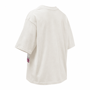 T-shirt unisexe ample en coton/polyester avec motif de voiture de course rétro, coupe ample, manches courtes, respirant, écologique, décontracté - Product Image 4