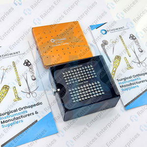 Tornillos Autoperforantes y Corticulares de 2.0mm, Caja de Almacenamiento de Aleación de Aluminio, Instrumento Quirúrgico Veterinario Ortopédico con Certificación CE - Product Image 5