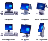 Sistema de Punto de Venta (POS) Completo, Terminal de Pago, Dispositivo de Caja Registradora, Epos de Escritorio, Caja Registradora Electrónica Inteligente y Moderna