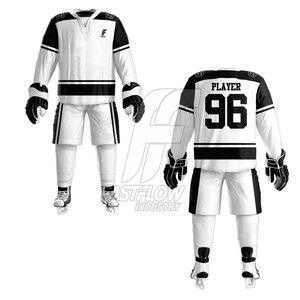 Uniforme de Hockey sobre Hielo para Hombre en Grandes Cantidades, Jersey Deportivo Personalizado, Material de Poliéster Transpirable, Impresión de Logotipo Personalizado, en Stock - Product Image 2