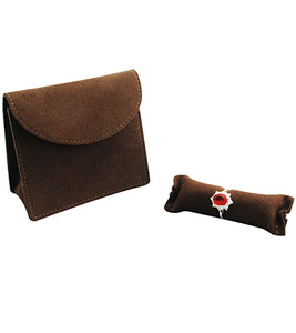 กระเป๋าใส่เครื่องประดับหนังกลับหนาแบบญี่ปุ่นสำหรับการเดินทาง ดีไซน์บางเฉียบ ขนาด 90x95x10 มม. - Product Image 1