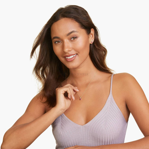 0.5 Carat Lab Grown Diamond <b>Pendant</b> Necklace Without Chain High Clarity Sustainable Man Made Diamond Jewelry in <b>Solid</b> 14k <b>Gold</b> - Product Image 3