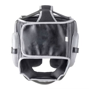 Protector de Cabeza Profesional de Cuero para Boxeo, Doble Visera, Protección Facial, Transpirable, para Entrenamiento y Sparring, Venta al Por Mayor - Product Image 4