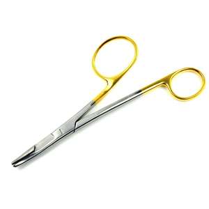 Foster Gillies Needle Holder With <b>Tungsten</b> Carbide Jaws and Box Joint 135mm Angled Optimum and Precision Quality By Dentavex - Product Image 2