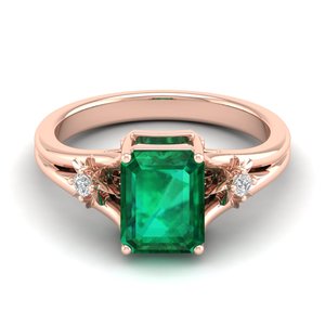 REYES High Quality 925 Sterling <b>Silver</b> Emerald Cut 2.5 Carat Emerald Gemstone Rings Luxury Moissanite Engagement Gift Jewelry - Product Image 5