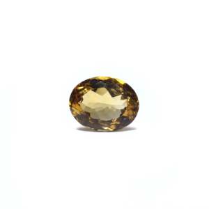 Natural Oval Cabochon Citrine Loose Gemstone 5.12 Carat for Fine Jewelry - Product Image 1