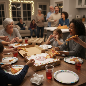 Food Grade Custom Printed <b>Pizza</b> <b>Box</b> Personalized Packaging for <b>Pizza</b> Delivery and Restaurant Supplies - Product Image 4