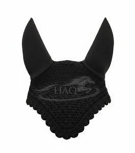 Cache-oreilles anti-mouches pour chevaux en nylon personnalisé, respirant, en maille crochetée, protection équestre avec logo – Vente chaude - Product Image 4