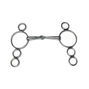 Mors de cheval à articulation arrondie pour un mouvement fluide, conception confortable pour l'équitation quotidienne - Product Image 4