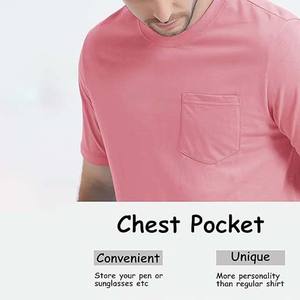 Camiseta de Manga Corta con Cuello Redondo para Hombre, Mezcla de Poliéster/Algodón, Corte Regular, Informal, de Verano, Secado Rápido, Antiarrugas, Transpirable, Personalizada - Product Image 4