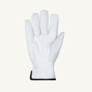 Guantes de Piercing resistentes al calor para estufa de cocina dividida de cuero de vaca, guantes de soldadura para soldador amarillo y negro, guantes antifuego resistentes al desgaste - Product Image 4