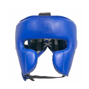 Set de Boxeo de Cuero con Logotipo Personalizado de Alta Calidad, Guantes de Protección, Protector de Cabeza y Protector Inguinal para Entrenamiento en Gimnasio CP-BHG-18 - Product Image 3