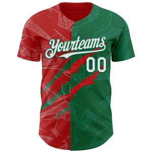 Maillot de baseball personnalisé avec nom d'équipe, entièrement boutonné, 100 % coton biologique, antibactérien, col en V, manches courtes, tissu respirant - Product Image 2