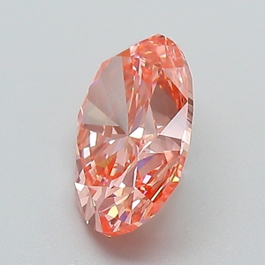 Diamant rose vif fantaisie certifié IGI, cultivé en laboratoire, taille ovale, diamant non monté pour la vente en gros de bijoux fins - Product Image 2
