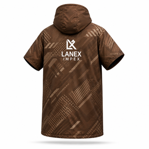 Custom Kids Hooded Swim Parka Changing Robe | Waterproof Windproof Quick Dry Towel Poncho <b>Jacket</b> for Swimming, Surfing & Beach - Product Image 3